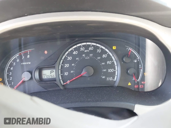 2011 Toyota Sienna LE AAS with VIN 5TDKK3DC4BS056872, listed as a IAAI auction lot 42643417 with 170,266 mi miles and . Bid and sale history available at DreamBid. Image 7.