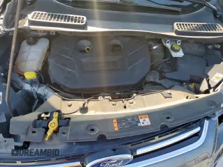 2015 Ford Escape Titanium with VIN 1FMCU0J97FUC88093, listed as a Copart auction lot 60854085 with 64,029 mi miles and Salvage title. Bid and sale history available at DreamBid. Image 12.