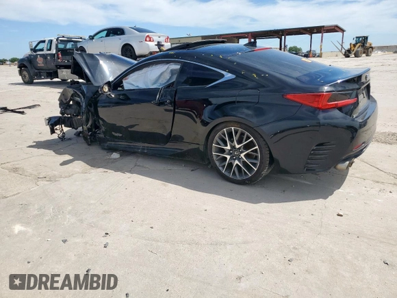 2016 Lexus RC 200t F Sport с VIN JTHHA5BC3G5004608, выставлен на аукционе Copart как лот 57724895 с пробегом Не указан миль и Списание • Salvage title. История ставок и продаж доступна на DreamBid. Изображение 2.
