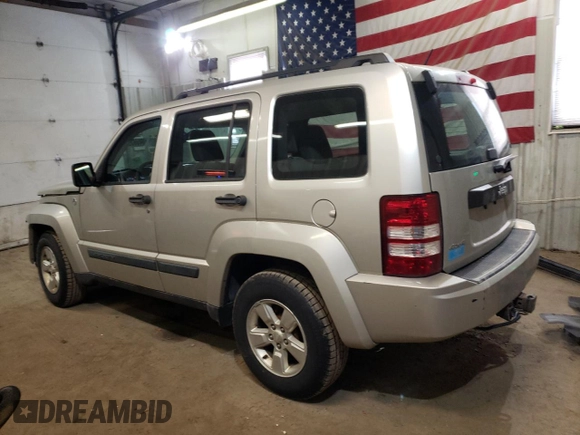 2009 Jeep Liberty Sport with VIN 1J8GN28K99W532027, listed as a Copart auction lot 48662355 with 120,946 mi miles and Salvage Title. Bid and sale history available at DreamBid. Image 2.