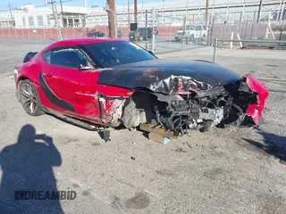 2022 Toyota GR Supra 3.0 with VIN WZ1DB0C01NW053500, listed as a IAAI auction lot 41657112 with 1 mi miles. Bid and sale history available at carsss.com. Image 1.