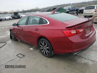 2020 Chevrolet Malibu RS with VIN 1G1ZG5ST7LF045714, listed as a Copart auction lot 51187895 with 134,180 mi miles and Clean Title. Bid and sale history available at DreamBid. Image 2.