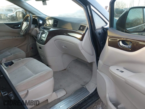 2012 Nissan Quest SL with VIN JN8AE2KP2C9031928, listed as a IAAI auction lot 41850045 with 140,075 mi miles. Bid and sale history available at carsss.com. Image 5.