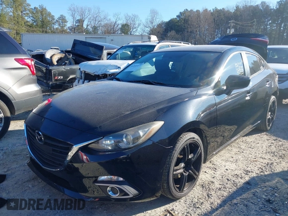 2015 Mazda 3 i SV with VIN JM1BM1T79F1245605, listed as a IAAI auction lot 41251417 with 121,264 mi miles. Bid and sale history available at carsss.com. Image 2.