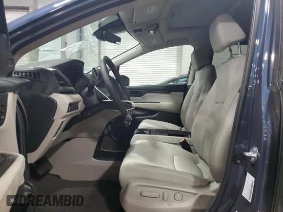 2025 Honda Odyssey EX-L с VIN 5FNRL6H66SB009185, выставлен на аукционе Copart как лот 57158115 с пробегом 8 541 миль миль и Списание • Salvage title. История ставок и продаж доступна на DreamBid. Изображение 7.