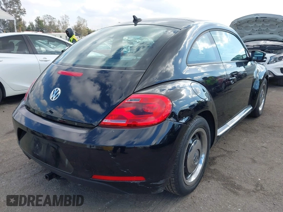 2013 Volkswagen Beetle Fender Edition with VIN 3VWJP7ATXDM622350, listed as a IAAI auction lot 41503396 with 55,468 mi miles and . Bid and sale history available at DreamBid. Image 4.