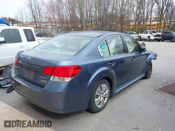 2013 Subaru Legacy 2.5i with VIN 4S3BMBA63D3020176, listed as a IAAI auction lot 41754658 with Not Provided miles and . Bid and sale history available at DreamBid. Image 4.