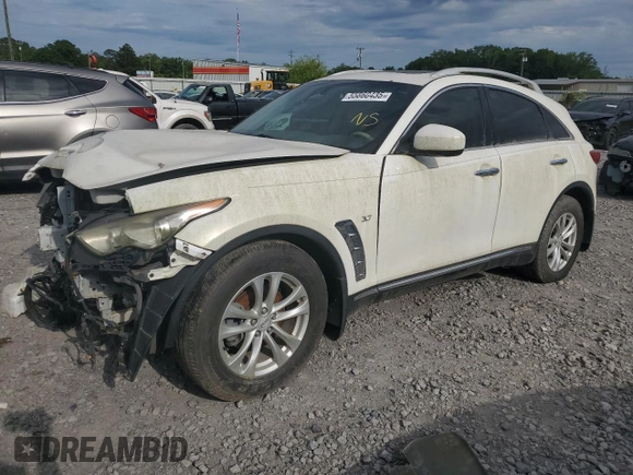 2016 Infiniti QX70 with VIN JN8CS1MU5GM130261, listed as a Copart auction lot 55860435 with Not provided miles and Clean title. Bid and sale history available at DreamBid. Image 1.