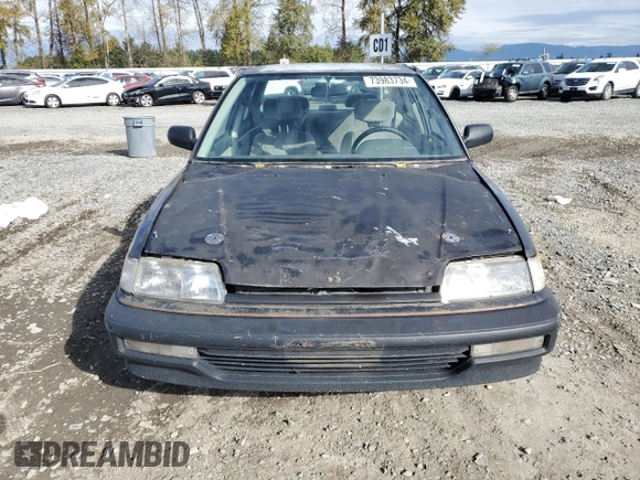 1991 Honda Civic z VIN JHMED3643MS024792, wystawiony jako Copart lot #73983734 z przebiegiem 227 110 mil mil oraz Czysty tytuł • Clean title. Historia ofert i sprzedaży dostępna na DreamBid. Obrazek 5.