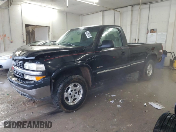 1999 Chevrolet Silverado 1500 LT with VIN 1GCEK14T8XE178794, listed as a Copart auction lot 43369775 with 0 mi miles and Salvage Title. Bid and sale history available at carsss.com. Image 1.
