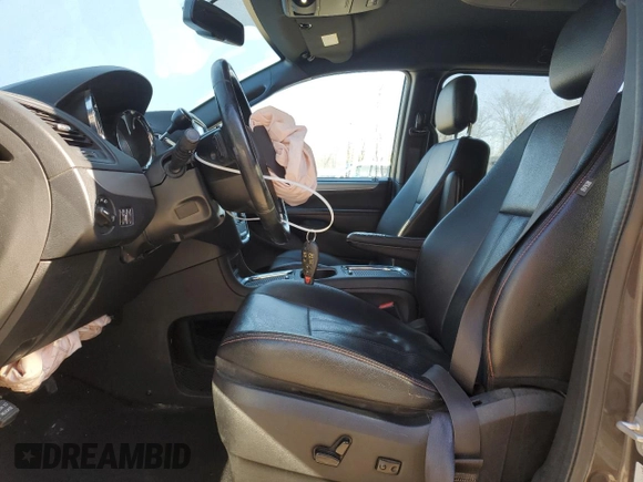 2016 Dodge Grand Caravan R/T with VIN 2C4RDGEG3GR276263, listed as a Copart auction lot 53429385 with 160,387 mi miles and Salvage Title. Bid and sale history available at DreamBid. Image 7.