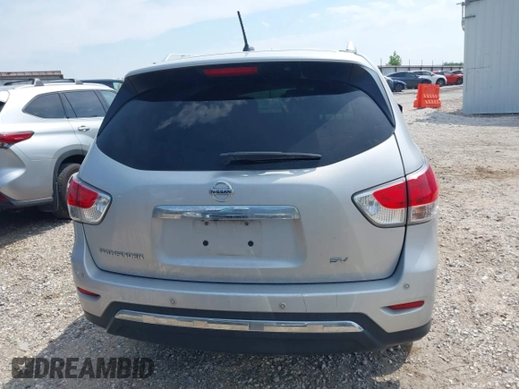 2015 Nissan Pathfinder SV with VIN 5N1AR2MN6FC607826, listed as a IAAI auction lot 42357176 with 176,280 mi miles and . Bid and sale history available at DreamBid. Image 16.
