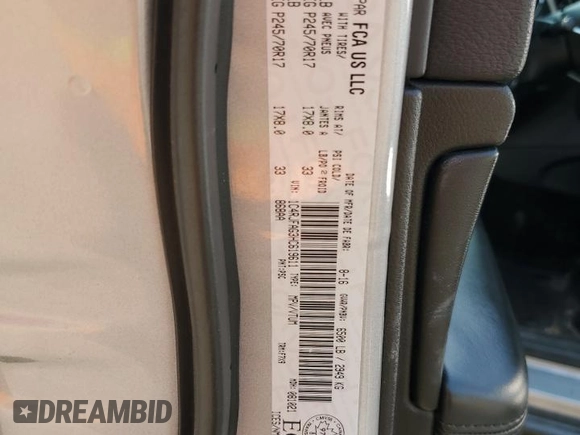 2017 Jeep Grand Cherokee Laredo with VIN 1C4RJFAG3HC619611, listed as a Copart auction lot 59376535 with 123,500 mi miles and Clean title. Bid and sale history available at DreamBid. Image 14.