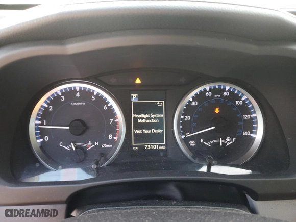 2018 Toyota Highlander LE with VIN 5TDBZRFH6JS821036, listed as a Copart auction lot 47576545 with 73,101 mi miles and Salvage Title. Bid and sale history available at carsss.com. Image 9.