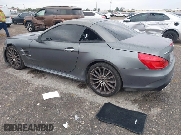 2018 Mercedes-Benz SL 550 with VIN WDDJK7DA8JF053558, listed as a IAAI auction lot 41362569 with 68,339 mi miles and . Bid and sale history available at DreamBid. Image 3.