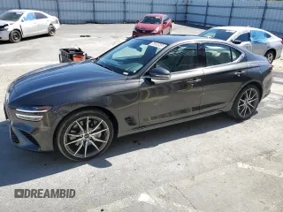 2025 Genesis G70 2.5T with VIN KMTG34SC4SU154731, listed as a Copart auction lot 58399565 with 11,260 mi miles and Clean title. Bid and sale history available at DreamBid. Image 1.