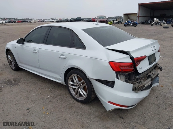 2017 Audi A4 Season of Audi ultra Premium with VIN WAUKMAF46HN056260, listed as a IAAI auction lot 41619499 with 149,635 mi miles. Bid and sale history available at carsss.com. Image 3.