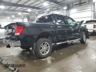 2015 Nissan Titan SV with VIN 1N6AA0EC9FN510828, listed as a Copart auction lot 43855205 with 63,512 mi miles and Salvage title. Bid and sale history available at DreamBid. Image 3.