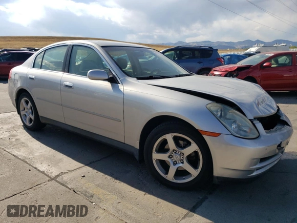 2003 Infiniti G35 w/Leather with VIN JNKCV51E73M314861, listed as a Copart auction lot 74924954 with 70,886 mi miles and Salvage Title. Bid and sale history available at DreamBid. Image 4.