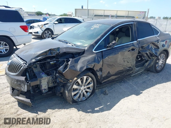 2015 Buick Verano with VIN 1G4PP5SK7F4125869, listed as a IAAI auction lot 42179133 with 46,634 mi miles and . Bid and sale history available at DreamBid. Image 2.