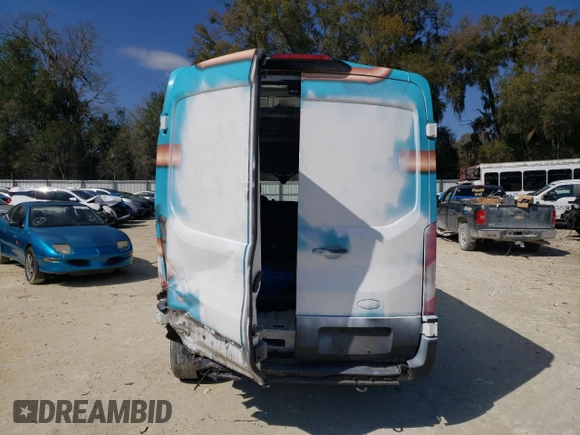 2021 Ford Transit Cargo with VIN 1FTBR1C84MKA86168, listed as a Copart auction lot 49556215 with 75,151 mi miles and Salvage Title. Bid and sale history available at DreamBid. Image 6.