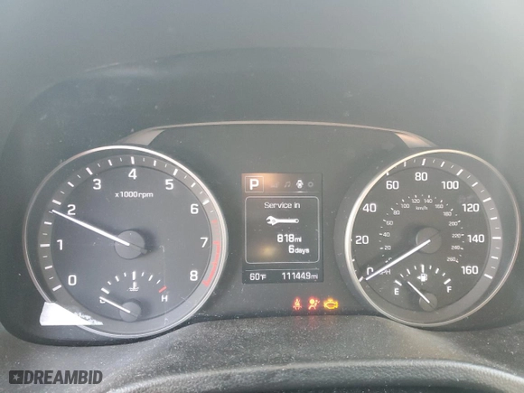 2018 Hyundai Elantra SEL with VIN 5NPD84LF4JH296453, listed as a Copart auction lot 52939705 with 111,449 mi miles and Clean Title. Bid and sale history available at carsss.com. Image 9.