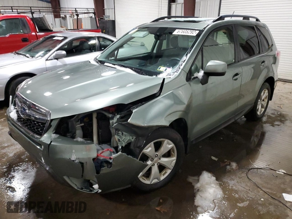 2015 Subaru Forester Premium with VIN JF2SJAFC7FH581506, listed as a Copart auction lot 67605292 with 83,590 mi miles and . Bid and sale history available at DreamBid. Image 1.