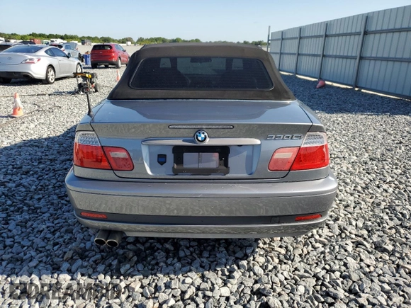 2005 BMW 3 Series 330Ci with VIN WBABW534X5PL51996, listed as a Copart auction lot 52525145 with 155,033 mi miles and Salvage Title. Bid and sale history available at carsss.com. Image 6.