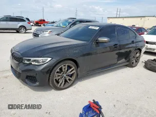 2020 BMW 3 Series M340i xDrive with VIN WBA5U9C04LA380918, listed as a Copart auction lot 48875295 with 72,540 mi miles and Salvage Title. Bid and sale history available at DreamBid. Image 1.
