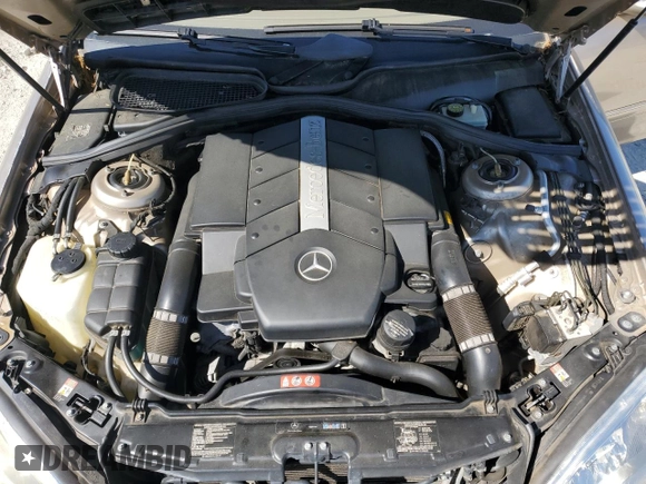 2006 Mercedes-Benz S 500 with VIN WDBNG75JX6A483736, listed as a Copart auction lot 53424695 with 86,999 mi miles and Salvage Title. Bid and sale history available at DreamBid. Image 11.