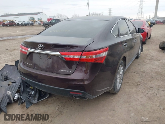 2013 Toyota Avalon XLE with VIN 4T1BK1EB2DU076865, listed as a IAAI auction lot 41722389 with 183,617 mi miles and . Bid and sale history available at DreamBid. Image 4.
