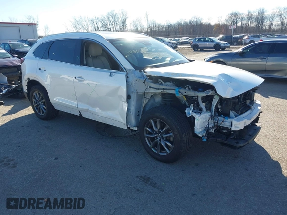 2020 Mazda CX-9 Touring with VIN JM3TCBCY0L0418751, listed as a IAAI auction lot 40830321 with 45,211 mi miles. Bid and sale history available at carsss.com. Image 1.