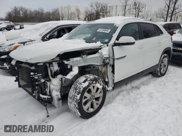 2020 Volkswagen Atlas S z VIN 1V2GC2CA3LC202080, wystawiony jako Copart lot #87104644 z przebiegiem 67 186 mil mil oraz Szkoda całkowita • Salvage title. Historia ofert i sprzedaży dostępna na DreamBid. Obrazek 1.