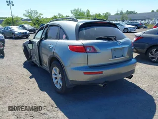 2004 Infiniti FX z VIN JNRAS08W44X200349, wystawiony jako IAAI lot #42288795 z przebiegiem 139 360 mil mil oraz . Historia ofert i sprzedaży dostępna na DreamBid. Obrazek 3.