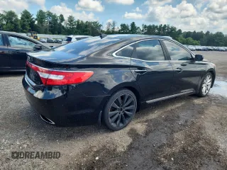 2013 Hyundai Azera z VIN KMHFH4JG4DA311870, wystawiony jako Copart lot #65090225 z przebiegiem 271 082 mil mil oraz Czysty tytuł • Clean title. Historia ofert i sprzedaży dostępna na DreamBid. Obrazek 3.