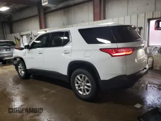 2021 Chevrolet Traverse LS with VIN 1GNERFKW5MJ208172, listed as a Copart auction lot 52043415 with 75,614 mi miles and Salvage title. Bid and sale history available at DreamBid. Image 2.