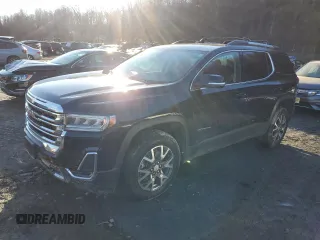 2022 GMC Acadia SLE with VIN 1GKKNRL4XNZ160908, listed as a Copart auction lot 82839684 with 33,257 mi miles and Salvage Title. Bid and sale history available at carsss.com. Image 1.