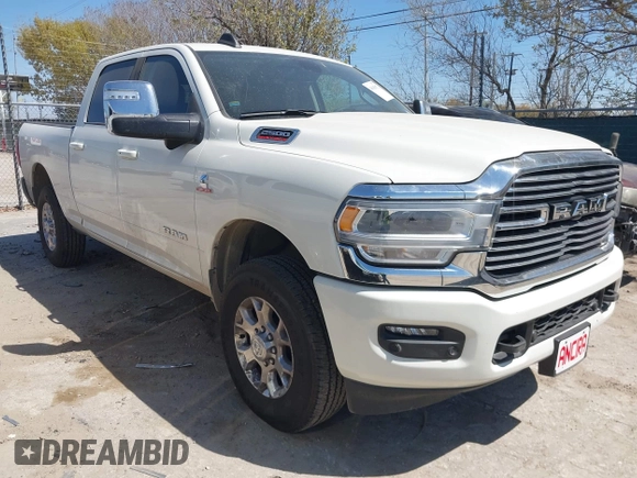 2024 Ram 2500 Laramie with VIN 3C6UR5FL8RG239740, listed as a IAAI auction lot 41805472 with 5,661 mi miles and . Bid and sale history available at DreamBid. Image 1.