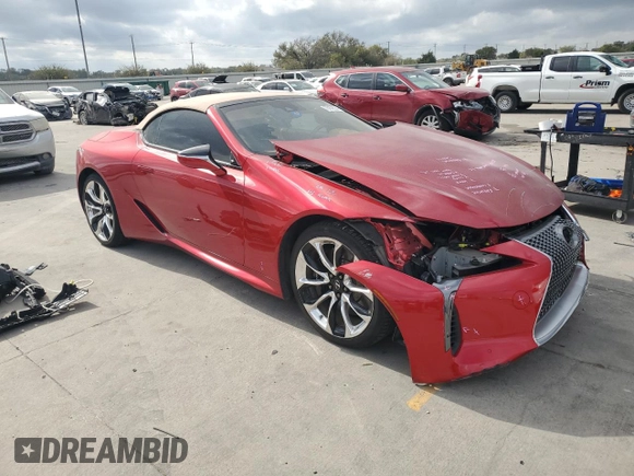 2021 Lexus LC 500h с VIN JTHKPAAY6MA101556, выставлен на аукционе Copart как лот 78152524 с пробегом 12 988 миль миль и Списание • Salvage title. История ставок и продаж доступна на DreamBid. Изображение 4.