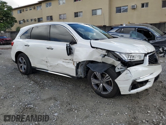 2019 Acura MDX with VIN 5J8YD3H35KL001297, listed as a Copart auction lot 85014314 with 82,290 mi miles and Non Repairable. Bid and sale history available at carsss.com. Image 4.