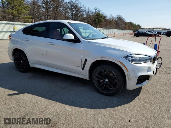 2018 BMW X6 xDrive50i with VIN 5UXKU6C52J0W39147, listed as a Copart auction lot 48183764 with 83,934 mi miles. Bid and sale history available at carsss.com. Image 4.