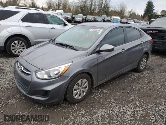 2015 Hyundai Accent GLS with VIN KMHCT4AEXFU817530, listed as a Copart auction lot 84663344 with 125,410 mi miles and Salvage Title. Bid and sale history available at carsss.com. Image 1.