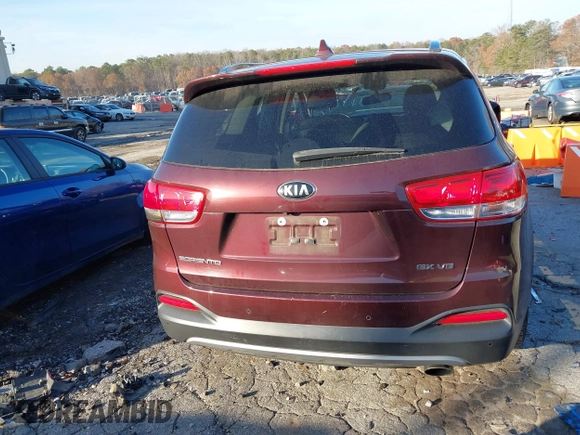 2018 Kia Sorento EX with VIN 5XYPH4A52JG364120, listed as a IAAI auction lot 41124189 with Not Provided miles and . Bid and sale history available at DreamBid. Image 16.