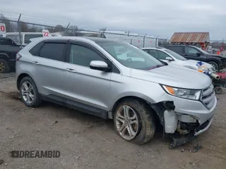 2018 Ford Edge Titanium with VIN 2FMPK4K87JBB55711, listed as a IAAI auction lot 41877010 with 123,391 mi miles. Bid and sale history available at carsss.com. Image 1.