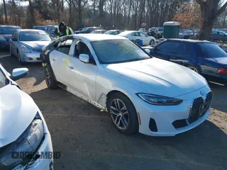2024 BMW 4 Series 430i xDrive with VIN WBA73AV09RFP80673, listed as a IAAI auction lot 41697041 with 9,245 mi miles. Bid and sale history available at carsss.com. Image 1.