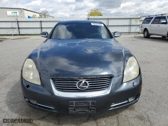 2006 Lexus SC 430 with VIN JTHFN48Y069004677, listed as a Copart auction lot 49506205 with NaN miles and Salvage Title. Bid and sale history available at carsss.com. Image 5.