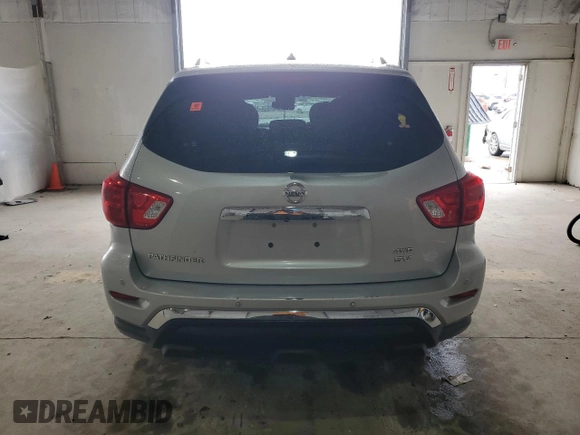 2017 Nissan Pathfinder SV with VIN 5N1DR2MM2HC691117, listed as a Copart auction lot 55679215 with Not provided miles and Salvage title. Bid and sale history available at DreamBid. Image 6.