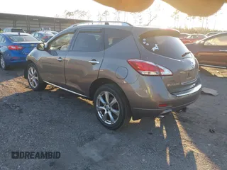 2012 Nissan Murano S with VIN JN8AZ1MU0CW117208, listed as a IAAI auction lot 41488470 with Not Provided miles and . Bid and sale history available at DreamBid. Image 3.