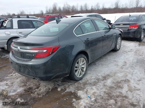 2016 Buick Regal with VIN 2G4GK5EX3G9142575, listed as a IAAI auction lot 41687988 with NaN miles. Bid and sale history available at carsss.com. Image 4.