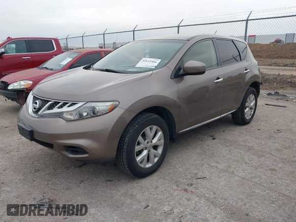 2014 Nissan Murano SV with VIN JN8AZ1MU4EW409379, listed as a IAAI auction lot 41633566 with 167,525 mi miles and . Bid and sale history available at DreamBid. Image 17.